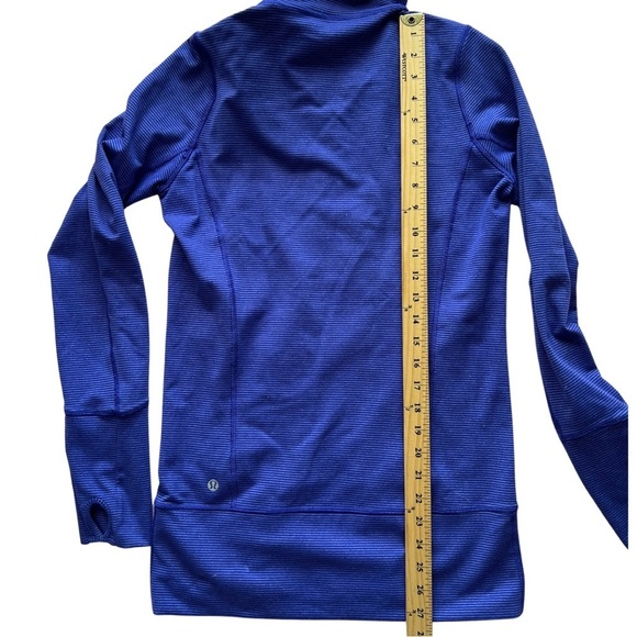 Lululemon In Stride Jacket Tonka Stripe Pigment Blue Size 4 - Picture 5 of 7